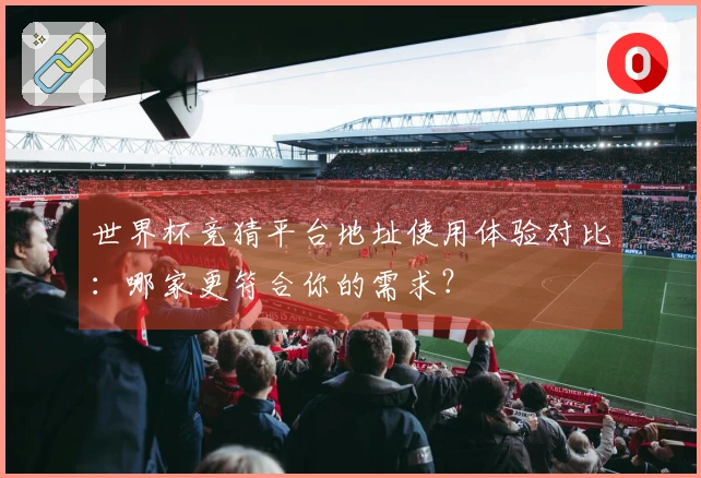 世界杯竞猜平台地址使用体验对比：哪家更符合你的需求？